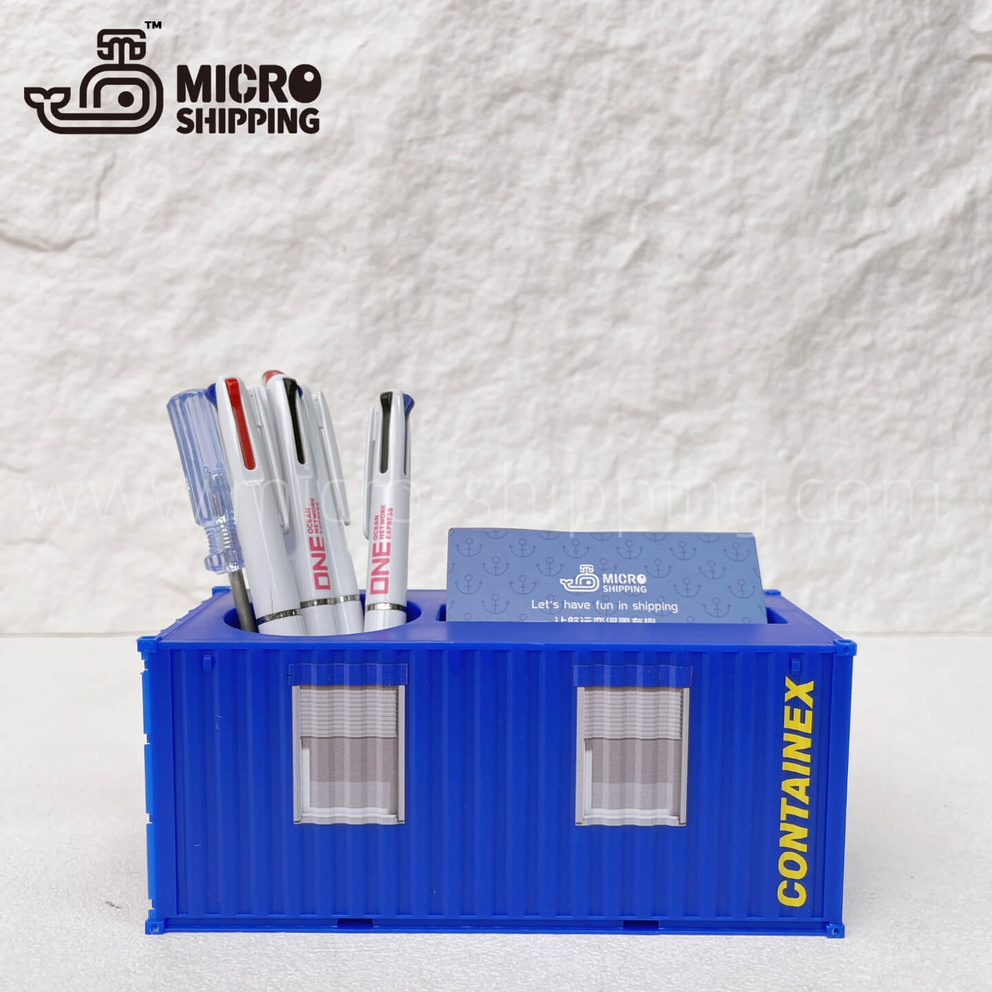 1:35 Containerx Pen Container with Namecard Holder Custom Business Gifts(图2)