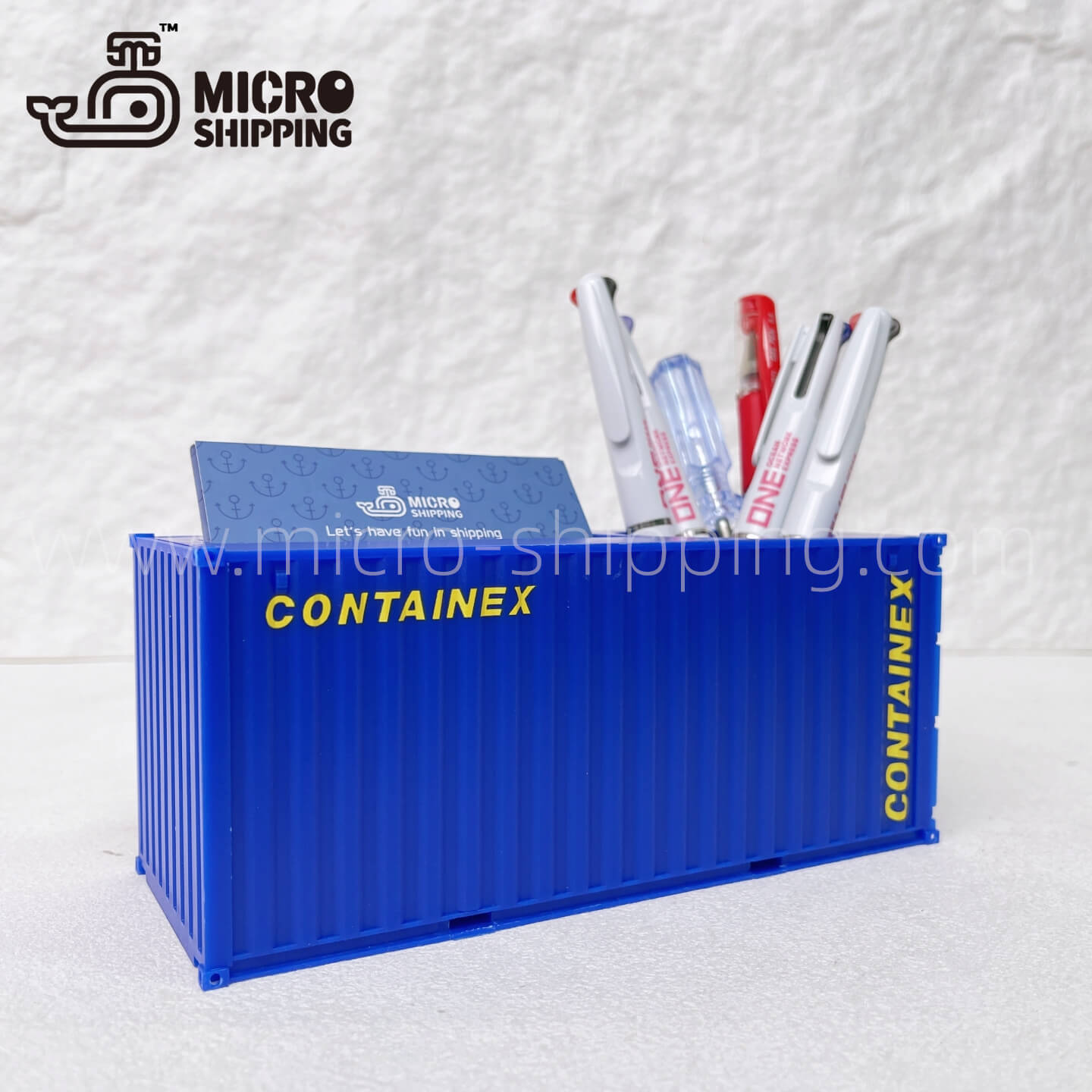 1:35 Containerx Pen Container with Namecard Holder Custom Business Gifts(图3)