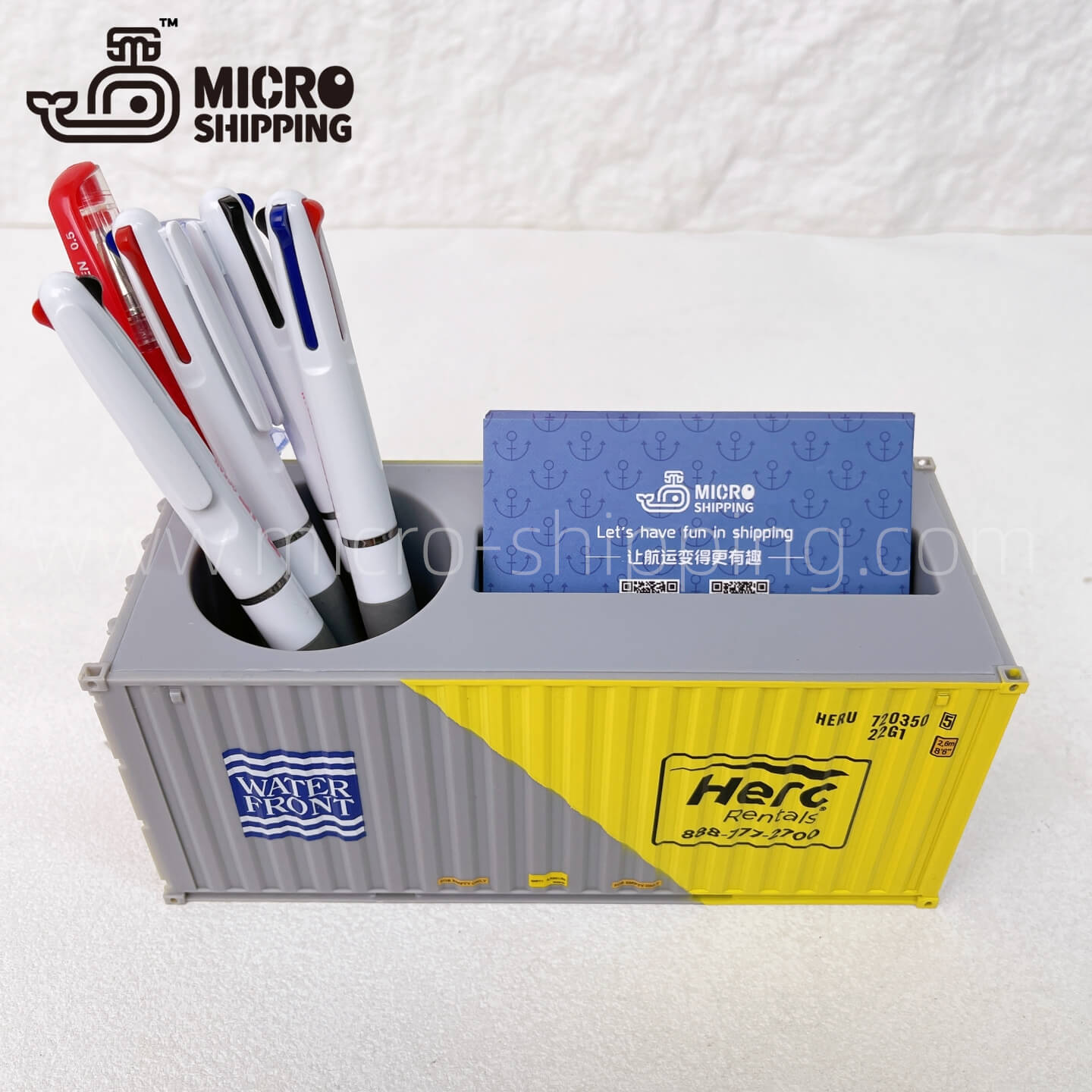 1:35 Herc Pen Container with Namecard Holder Custom Business Gifts(图3)
