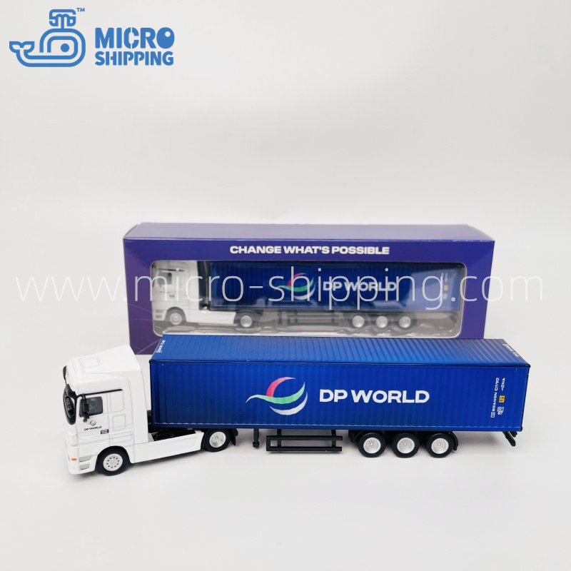 1:87 DP WORLD LOGOSTIC BLUE COLOR TRUCK MODEL(图1)