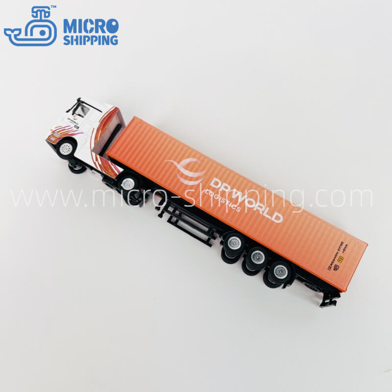 1:87 DP WORLD LOGOSTIC ORANGE COLOR TRUCK MODEL(图3)