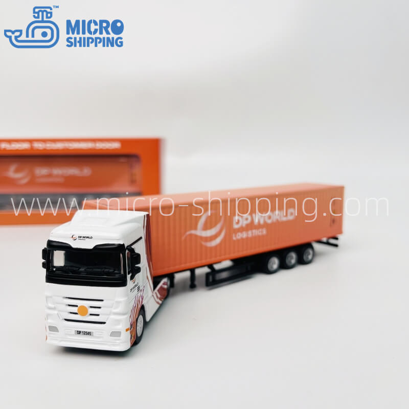 1:87 DP WORLD LOGOSTIC ORANGE COLOR TRUCK MODEL(图2)