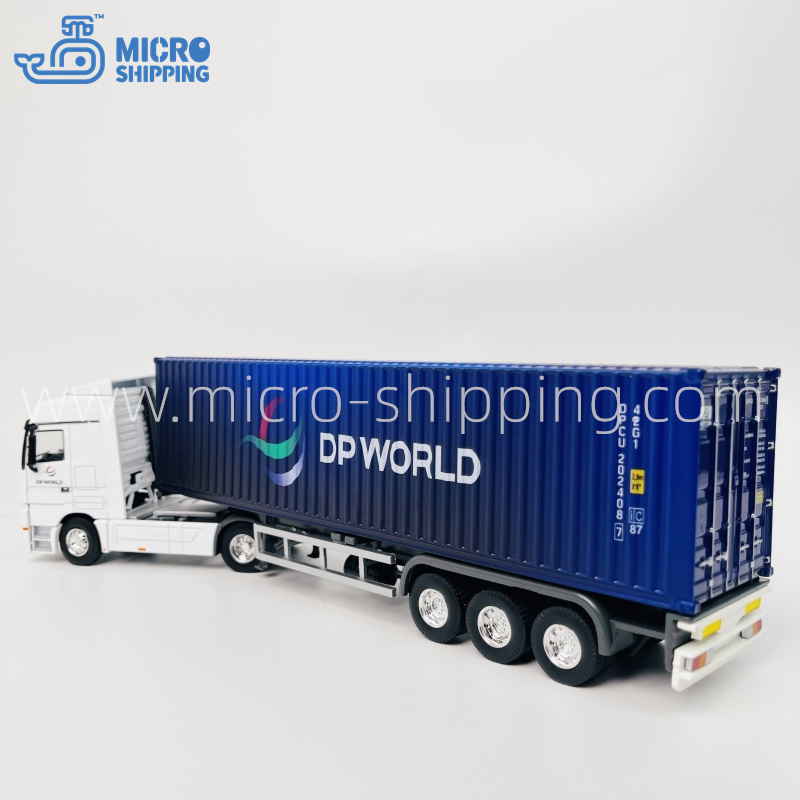 1:50  DP WORLD BLUE LOGISTIC ALLOY&nbsp;TRUCK MODEL(图3)