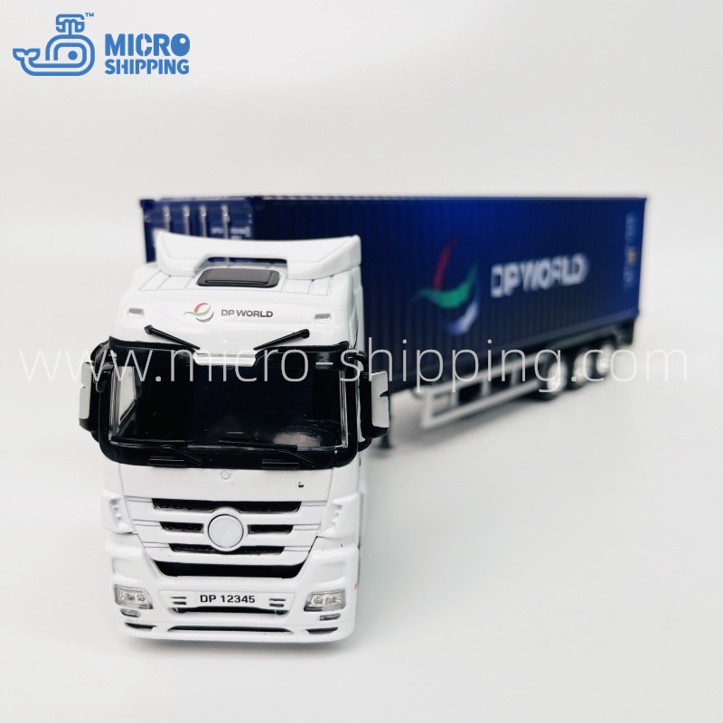 1:50  DP WORLD BLUE LOGISTIC ALLOY&nbsp;TRUCK MODEL(图2)